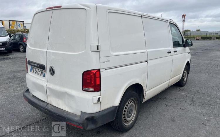 VOLKSWAGEN TRANSPORTER T6 L1H1 2.0 TDI 110 BLANC FV-642-CR