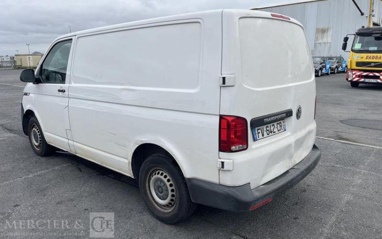 VOLKSWAGEN TRANSPORTER T6 L1H1 2.0 TDI 110 BLANC FV-642-CR