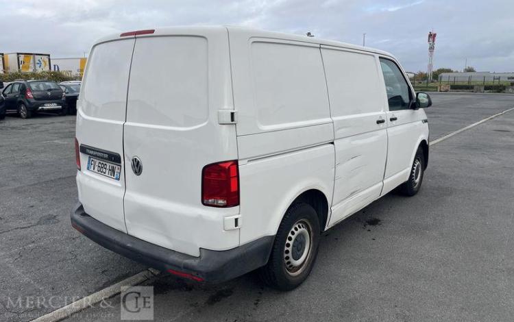 VOLKSWAGEN TRANSPORTER T6 L1H1 2.0 TDI 110 BLANC FV-689-HN