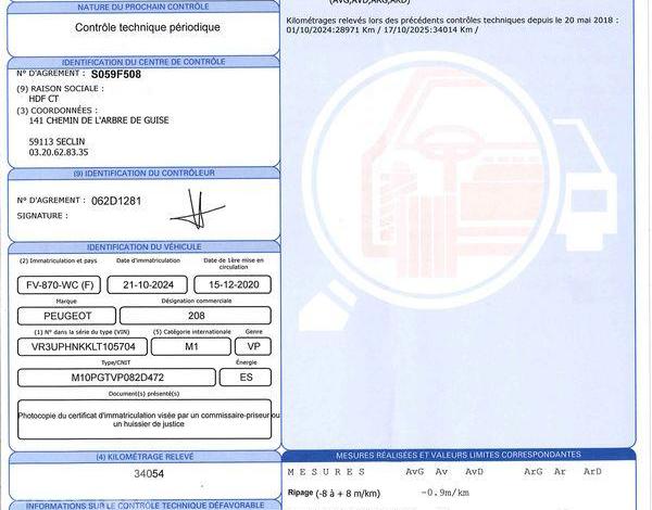 PEUGEOT 208 1,2  100 CH ALLURE 5 PTS ROUGE FV-870-WC