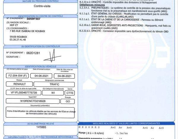 RENAULT TRAFIC L1H1 DCI 145 EDC BLANC FZ-204-SW