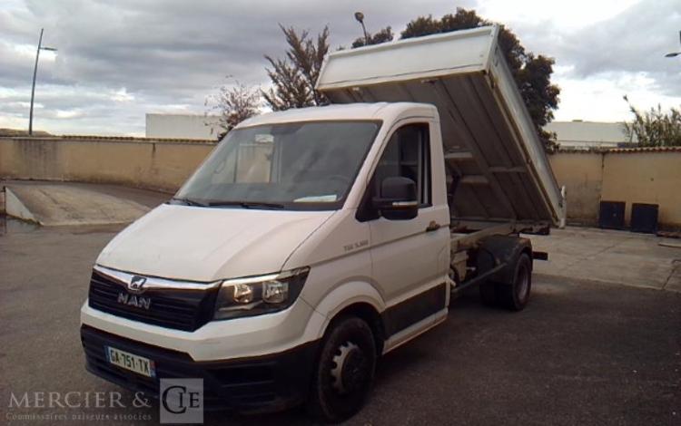 MAN TGE 5.180 BENNE SIMPLE CABINE BLANC GA-751-TX
