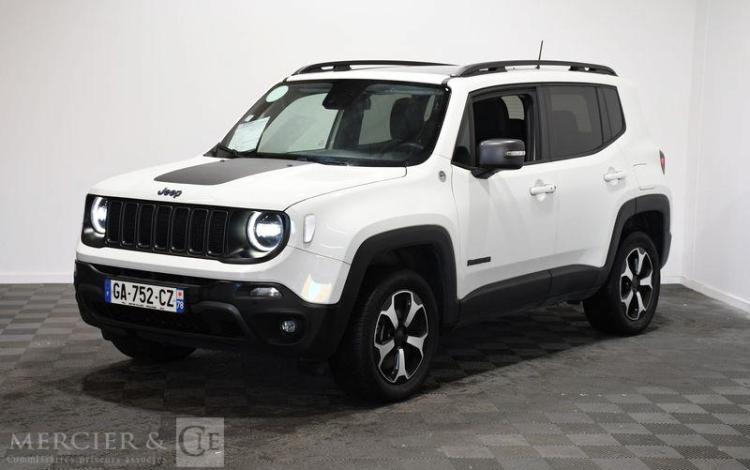 JEEP RENEGADE 1.3 GSE T4 240H 180 4XE PHEV HYBRID 11.4KWH TRAILHAWK AWD BLANC GA-752-CZ