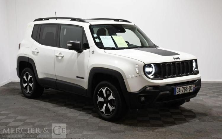 JEEP RENEGADE 1.3 GSE T4 240H 180 4XE PHEV HYBRID 11.4KWH TRAILHAWK AWD BLANC GA-766-DC