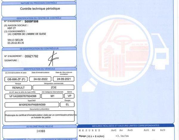 RENAULT ZOE R110 E-TECH 40KWH ACHAT-INTEGRAL CHARGE-NORMALE LIMITED VIOLET GB-696-ZF