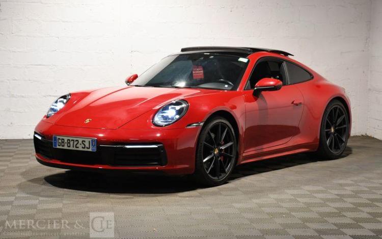 PORSCHE 911 (992) COUPE 3.0 450ch CARRERA S PDK ROUGE GB-872-SJ