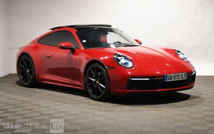 PORSCHE 911 (992) COUPE 3.0 450ch CARRERA S PDK ROUGE GB-872-SJ
