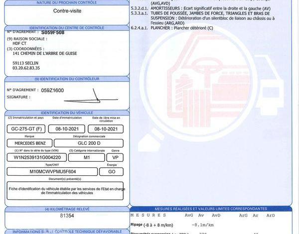 MERCEDES GLC 2.0 200 D 165 BUSINESS LINE 9G-TRONIC NOIR GC-275-GT