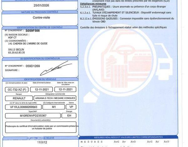 RENAULT ARKANA ZEN E-TECH FULL HYBRID 145 NOIR GC-732-XZ