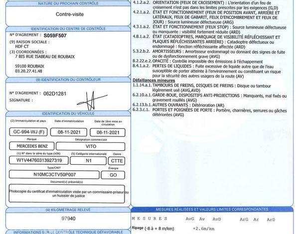 MERCEDES VITO FOURGON 2.0 114 CDI 135 LONG L2 SELECT 9G-TRONIC BLANC GC-994-WJ