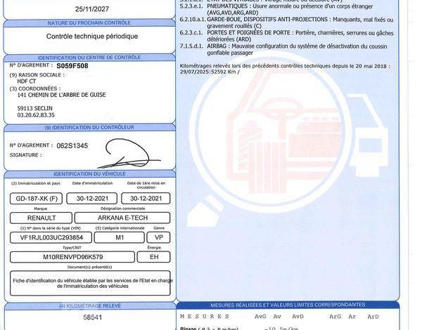 RENAULT ARKANA 1.6 E-TECH 145H 95 HYBRID 1.2KWH RS LINE BVA GRIS GD-187-XK