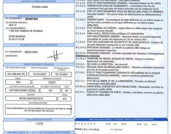 KIA CEED 1.5 T-GDI 160 GT LINE PREMIUM DCT BLANC GD-386-MD