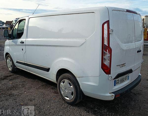 FORD TRANSIT CUSTOM 1,0 ECOBOOST PHEV – HYBRIDE RECHARGEABLE – 65332 KMS – ANNEE 2021 BLANC GD-660-BT