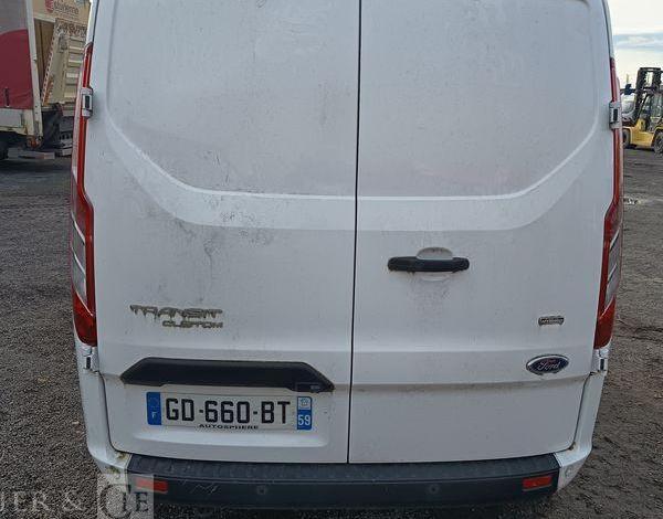 FORD TRANSIT CUSTOM 1,0 ECOBOOST PHEV – HYBRIDE RECHARGEABLE – 65332 KMS – ANNEE 2021 BLANC GD-660-BT