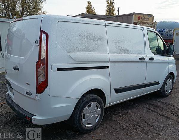 FORD TRANSIT CUSTOM 1,0 ECOBOOST PHEV – HYBRIDE RECHARGEABLE – 65332 KMS – ANNEE 2021 BLANC GD-660-BT