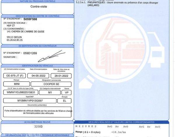 MINI COOPER 185 28.9KWH COOPER EDITION CAMDEN SE VERT GE-975-JT