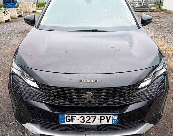 PEUGEOT 3008 STYLE SUV 1.5 BLUEHDi 131 CV / 96 KW – DIESEL – 196210 LMS – ANNEE 2022 NOIR GF-327-PV