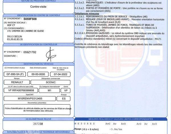 RENAULT SCENIC TECHNO NOIR GF-690-SA
