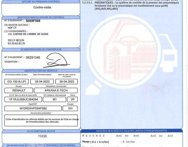 RENAULT ARKANA RS LINE E-TECH HYBRIDE 145 ORA GG-192-BJ