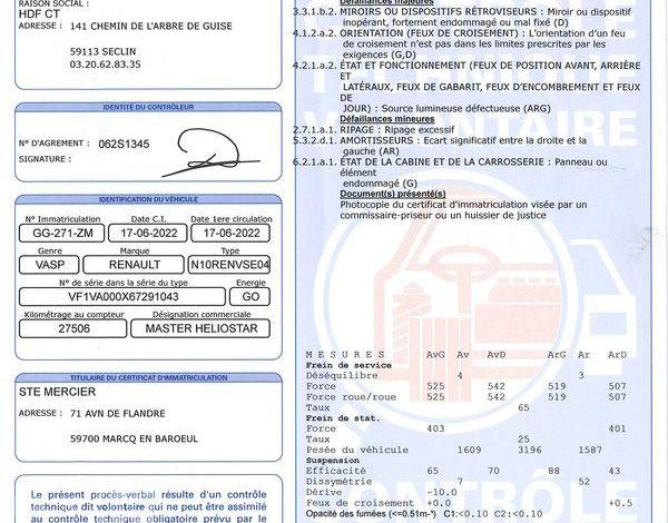 RENAULT MASTER BLANC GG-271-ZM