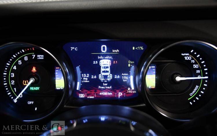 JEEP WRANGLER UNLIMITED PLUG-IN-HYBRID 380ch FIRST EDITION 4Xe BVA GRIS GG-995-XL