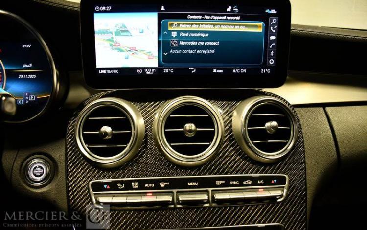MERCEDES CLASSE C63 S AMG 4.0 V8 510ch NOIR GL-621-JH