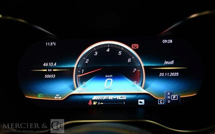 MERCEDES CLASSE C63 S AMG 4.0 V8 510ch NOIR GL-621-JH