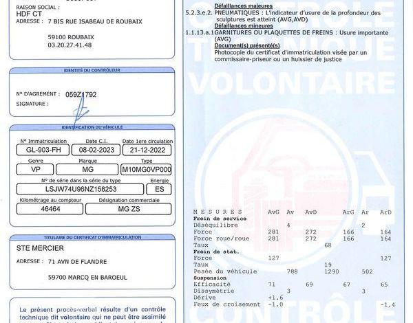 MG ZS COMFORT ROUGE GL-903-FH