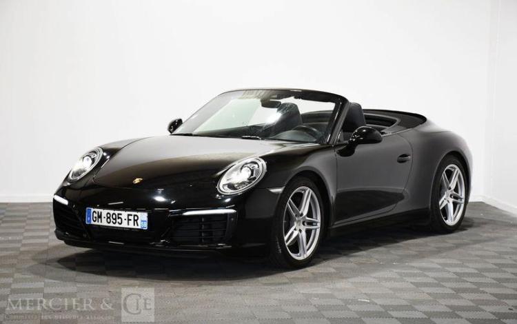 PORSCHE 911 CABRIOLET 991 3.0 370 CARRERA PDK NOIR GM-895-FR