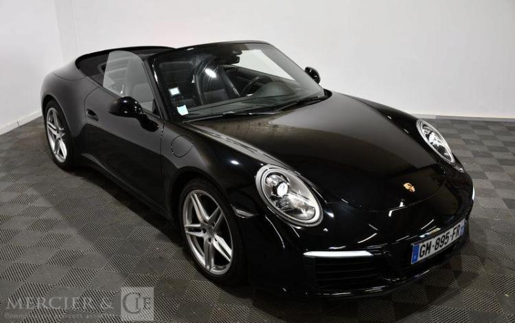 PORSCHE 911 CABRIOLET 991 3.0 370 CARRERA PDK NOIR GM-895-FR