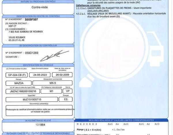 MAZDA MX5 ROADSTER 1,8 MZR 125 ELEGANCE GRIS GP-024-CB