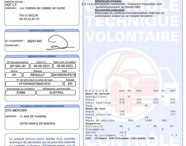 RENAULT AUSTRAL TECHNO E-TECH FULL HYBRID 200 GRIS GP-565-JD