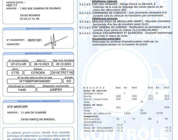 CITROEN JUMPER L2H2 33 2.2 BLUEHDI 140ch BLANC GT-013-HR