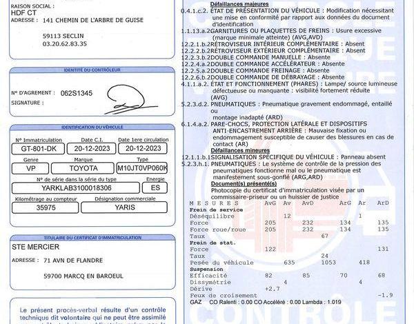 TOYOTA YARIS AUTO ECOLE 1.0 VVTI 70 DYNAMIC GRIS GT-801-DK