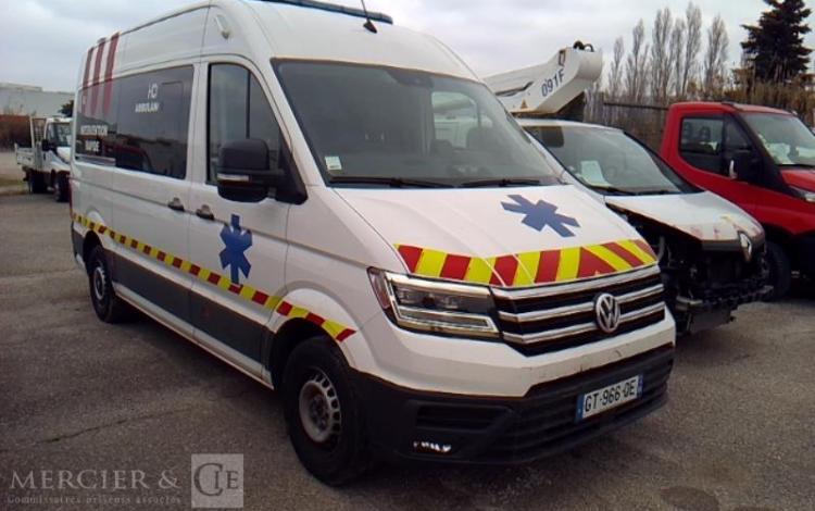 VOLKSWAGEN CRAFTER VAN 3T5 TDI 177CV AMBULANCE BLANC GT-966-QE
