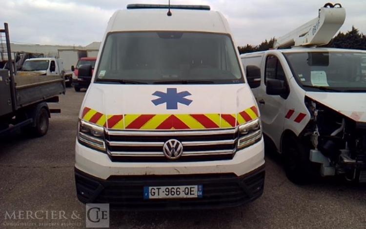 VOLKSWAGEN CRAFTER VAN 3T5 TDI 177CV AMBULANCE BLANC GT-966-QE