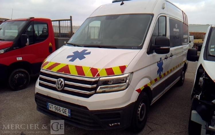 VOLKSWAGEN CRAFTER VAN 3T5 TDI 177CV AMBULANCE BLANC GT-966-QE