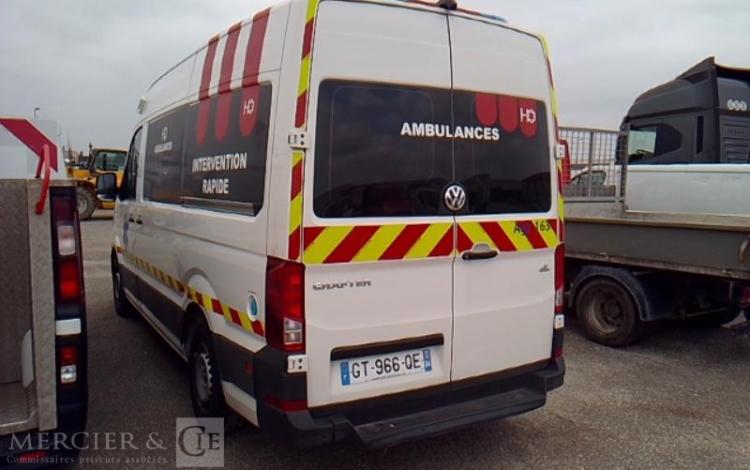 VOLKSWAGEN CRAFTER VAN 3T5 TDI 177CV AMBULANCE BLANC GT-966-QE