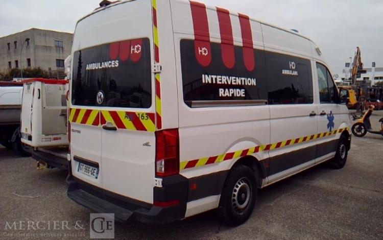 VOLKSWAGEN CRAFTER VAN 3T5 TDI 177CV AMBULANCE BLANC GT-966-QE