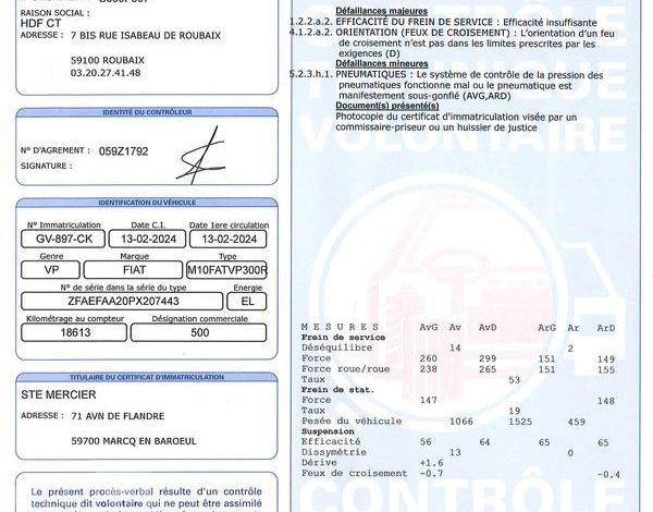 FIAT 500 e 24kwh BLANC GV-897-CK