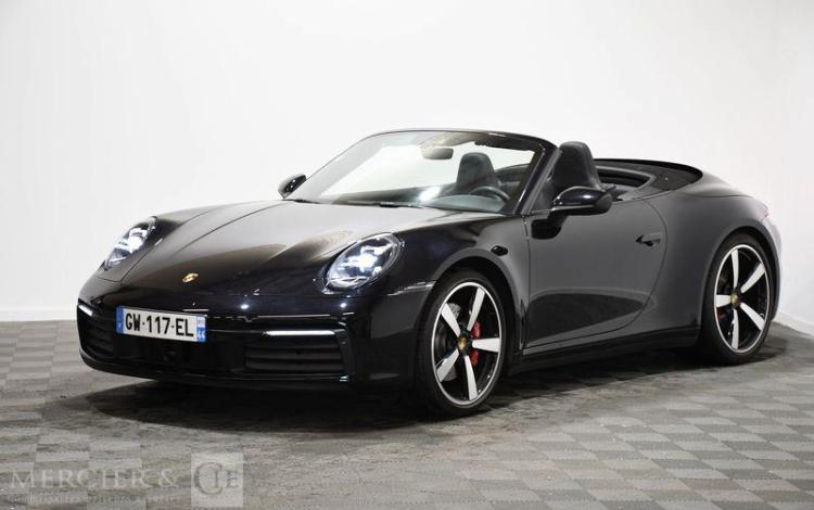 PORSCHE 911 (992) CARRERA S CABRIOLET 3.0 450ch PDK NOIR GW-117-EL