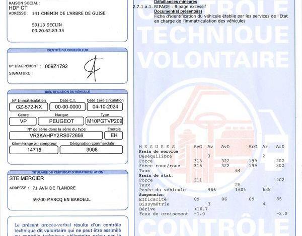 PEUGEOT 3008 BLANC GZ-572-NX