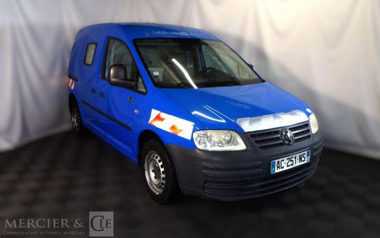VOLKSWAGEN CADDY FOURGON 2.0 ECOFUEL 110 BLEU AC-251-NS