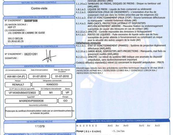 RENAULT KANGOO BLANC AW-881-DA