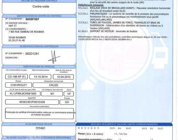 CHEVROLET CRUZE 1,7 VCDI 130 LS PLUS GRIS CD-198-XP