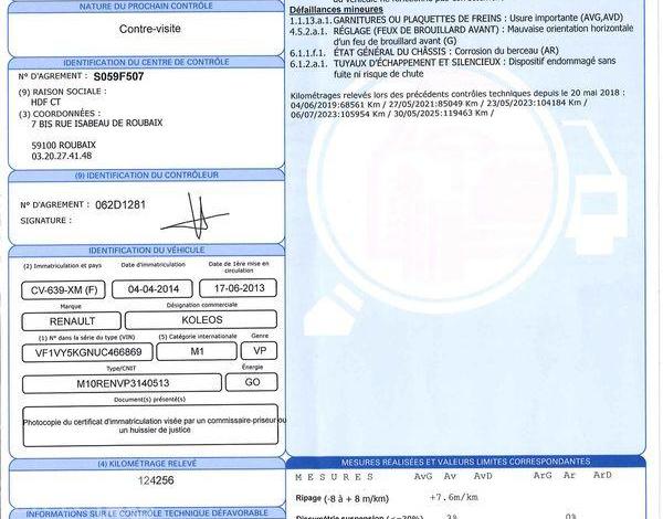 RENAULT KOLEOS 2.0 DCI 150CH BOSE EDITION 4X4 GRIS CV-639-XM