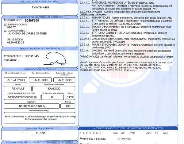 RENAULT KANGOO2 EXPRESS L1 1.5 DCI 75CH
 JAUNE DL-103-PN