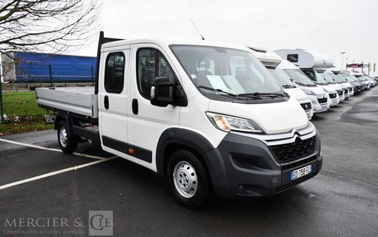 CITROEN JUMPER PLATEAU 2,2 HDI 150CH BLANC ED-758-FL