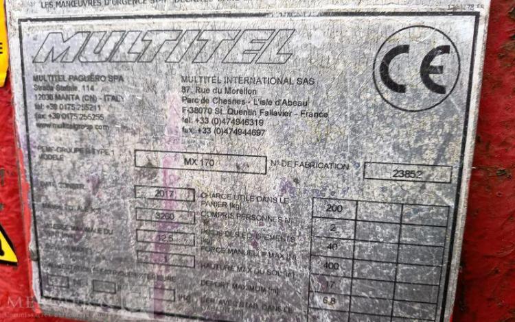 MULTITEL 35S12 AVEC NACELLE MULTITEL MX170 16M  EK-410-LM