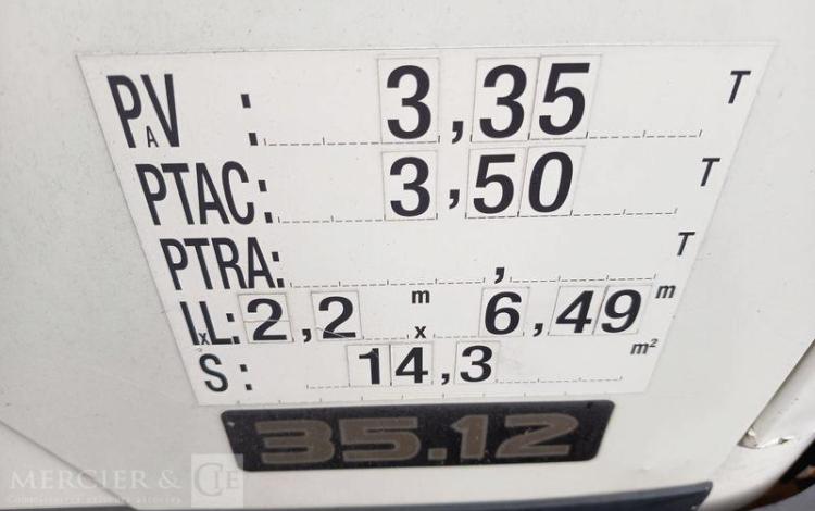 NISSAN CABSTAR NT400 AVEC NACELLE MULTITEL MT202 – 20 METRES – 2404 HEURES – ANNEE 2017 BLANC EL-347-SQ